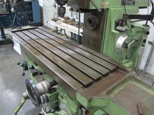 PROMILL MODEL AC-4KV VERTICAL MILL, 54"X17" TABLE, S/N 021506 (T-10) LOADING & HANDLING FEE $300-222