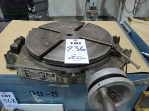 BRIDGEPORT 15" ROTARY TABLE (T-10) LOADING & HANDLING FEE $25-236