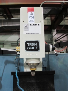 TRAK FHM 7 CNC BED MILL, TRAVELS: X-60" X Y-23" X Z-20.5", TABLE SIZE: 76" X 14", 40 TAPER SPINDLE, 200-5000 RPM, PROTO TRAK SMX CNC CONTROL, 7.5 HP, S/N 074CY15902 (T-10) LOADING & HANDLING FEE $500-258