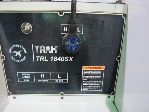 TRAK TRL 1840 SX CNC FLAT BED LATHE, PROTO TRAK SLX CNC CONTROL, 18.5" X 40" CC, 9" SWING OVER CROSS SLIDE, 2500 RPM GEARED HEADSTOCK, 2.36" SPINDLE BORE, 3- JAW CHUCK, TAILSTOCK, S/N 1073CQ15857 (T-10) LOADING & HANDLING FEE $500-260