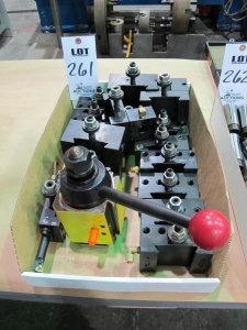 LOT TOOL POSTS W/ TOOL HOLDERS (T-10) LOADING & HANDLING FEE $25-261