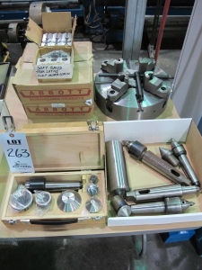 LOT ASST'D CENTERS W/ CHUCK (T-10) LOADING & HANDLING FEE $25-263