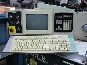 BRIDGEPORT ROMI EZ PATH CNC FLAT BED LATHE, 17" X 40" CC, 4000 RPM, 2" SPINDLE BORE, EZ PATH-S CNC CONTROL, S/N 40500 (T-10) LOADING & HANDLING FEE $300-264