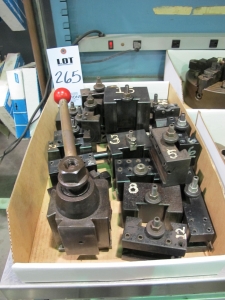 LOT TOOL POSTS W/ TOOL HOLDERS (T-10) LOADING & HANDLING FEE $25-265