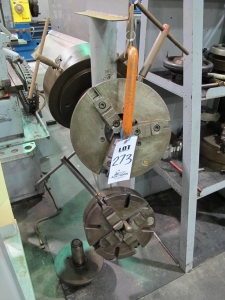 LOT (3) ASST'D JAW CHUCKS (T-10) LOADING & HANDLING FEE $50-273