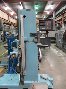 TOS W100A TABLE TYPE HORIZONTAL BORING MILL, 3.93" SPINDLE, ISO 50 TAPER, MAX DIAMETER FACE TURNING: 35.43", TRAVELS: X- 63", Y-44", Z-49", 49" X 49" ROTARY TABLE, 6,600 LB CAPACITY TABLE, TAIL STOCK, FACING HEAD, NUMBER OF SPEEDS 23, 1120 RPM, 4 AXIS DRO, 15 HP, S/N 26-28 (T-10) LOADING & HANDLING FEE $1,500-279