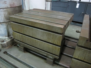 CARLTON RADIAL ARM DRILL, 6' ARM, 17" COLUMN, TILTING BOX TABLE, S/N 4A-5816 (T-10) LOADING & HANDLING FEE $1,250-288