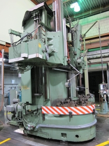 1988 BULLARD DYNATROL VERTICAL HIGH COLUMN TURRET LATHE, 46" ROTARY 4-JAW POWER CHUCK, MAX TURNING DIAMETER W/SIDE HEAD: 58", MAX TURNING HEIGHT UNDER RAIL: 64", 5-POSITION SWIVEL HEAD, SIDE HEAD, TWO RANGE HEAD STOCK, SCAN-O MATIC TRACER, PENDANT CONTROL, 50 HP, ACCU-RITE DRO, S/N 33056 (T-10) LOADING & HANDLING FEE $8,500-301