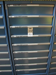 LISTA 9-DRAWER TOOL CABINET W/ CONTENTS (T-10) LOADING & HANDLING FEE $50-332