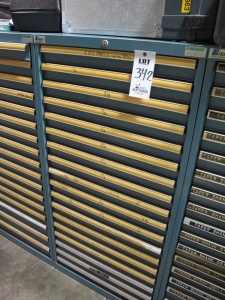 LISTA 18-DRAWER TOOL CABINET W/CONTENTS (T-10) LOADING & HANDLING FEE $50-342