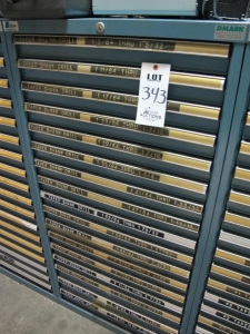 LISTA 17-DRAWER TOOL CABINET W/CONTENTS (T-10) LOADING & HANDLING FEE $50-343