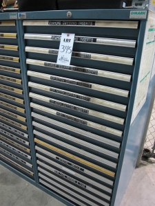 LISTA 18-DRAWER TOOL CABINET W/CONTENTS (T-10) LOADING & HANDLING FEE $50-345
