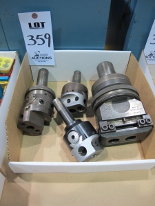 LOT (4) BORING HEADS (T-10) LOADING & HANDLING FEE $25-359