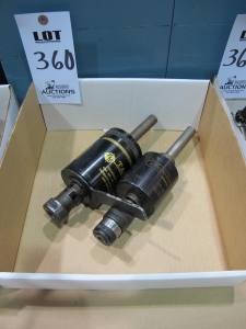 LOT (2) TAPPING HEADS (T-10) LOADING & HANDLING FEE $10-360