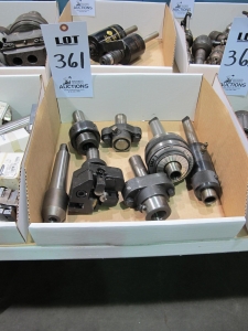 LOT (7) ASST'D TOOL HOLDERS (T-10) LOADING & HANDLING FEE $10-361