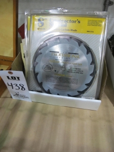 LOT ASST'D CARBIDE BLADES (T-10) LOADING & HANDLING FEE $10-438