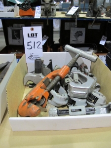 LOT ASST'D PIPE CUTTERS (T-10) LOADING & HANDLING FEE $10-512