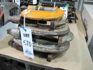 LOT (6) C CLAMPS (T-10) LOADING & HANDLING FEE $10-570