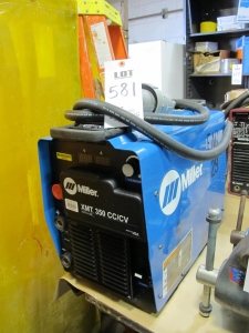 MILLER MODEL XMT350CC-CV WELDER S/N LK370043A (T-10) LOADING & HANDLING FEE $25-581