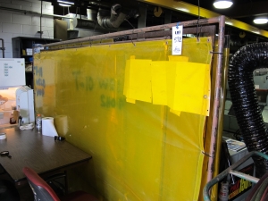 LOT ASST'D WELDING CURTAINS (T-10) LOADING & HANDLING FEE $25-592