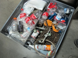 STANLEY VIDMAR 8-DRAWER TOOL CABINET W/ CONTENTS (T-10) LOADING & HANDLING FEE $50-608