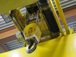 CRANEVEYOR CORP BRIDGE CRANE ONLY, 25-TON CAP W/ REMOTE CONTROLS (T-10) LOADING & HANDLING FEE $6,000-616