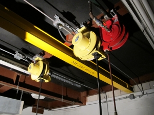 LOT (6) ASST'D ELECTRIC & AIR COIL REELS (T-10) LOADING & HANDLING FEE $250-616C