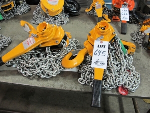 LOT (2) KONE CRANES HAND CRANE, 5-TON CAP (T-10) LOADING & HANDLING FEE $25-645