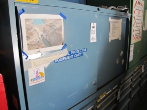 2-DOOR CABINET W/ CONTENTS (T-10) LOADING & HANDLING FEE $50-702