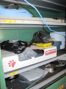 2-DOOR CABINET W/ CONTENTS (T-10) LOADING & HANDLING FEE $50-703