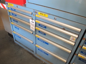 LISTA 5-DRAWER TOOL CABINET W/ CONTENTS (T-10) LOADING & HANDLING FEE $50-706