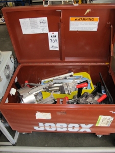JOB BOX W/ CONTENTS (T-10) LOADING & HANDLING FEE $50-708
