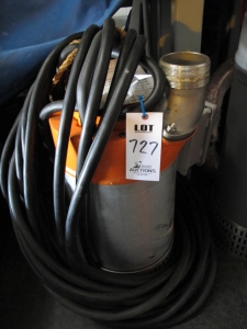LOT (2) SUMP PUMPS (T-10) LOADING & HANDLING FEE $25-727