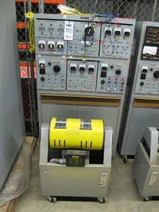 LAB-VOLT SPECIAL BUILT VARIABLE RESISTANCE TRANSFORMERS & MODULES W/ WOUND-ROTOR INDUCTION MOTOR (G-46) LOADING & HANDLING FEE $25-792