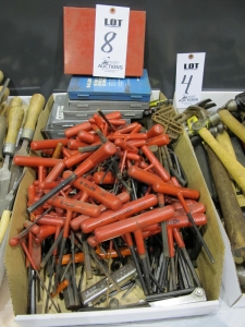 LOT ASST'D ALLEN WRENCHES (T-10) LOADING & HANDLING FEE $10-8