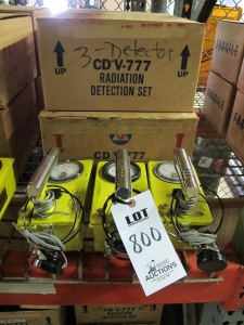 LOT (12) VICTOREEN INSTRUMENT MODEL 6B PORTABLE RADIATION DETECTORS (G-46) LOADING & HANDLING FEE $10-800