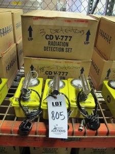 LOT (12) VICTOREEN INSTRUMENT MODEL 6B PORTABLE RADIATION DETECTORS (G-46) LOADING & HANDLING FEE $10-805