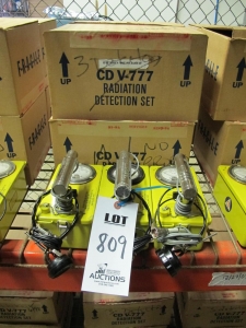 LOT (12) VICTOREEN INSTRUMENT MODEL 6B PORTABLE RADIATION DETECTORS (G-46) LOADING & HANDLING FEE $10-809