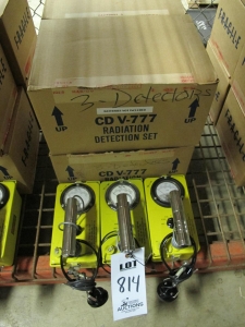 LOT (12) VICTOREEN INSTRUMENT MODEL 6B PORTABLE RADIATION DETECTORS (G-46) LOADING & HANDLING FEE $10-814