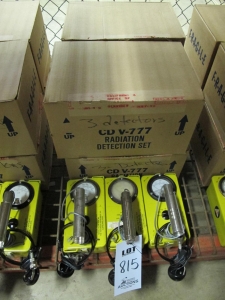 LOT (12) VICTOREEN INSTRUMENT MODEL 6B PORTABLE RADIATION DETECTORS (G-46) LOADING & HANDLING FEE $10-815