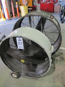 LOT (4) ASST'D AIR FANS (T-10) LOADING & HANDLING FEE $50-82
