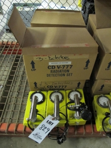 LOT (12) VICTOREEN INSTRUMENT MODEL 6B PORTABLE RADIATION DETECTORS (G-46) LOADING & HANDLING FEE $10-829