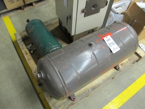 LOT (2) AIR RECEIVER TANKS (G-46) LOADING & HANDLING FEE $25-840