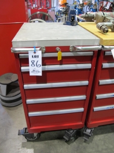 LISTA 5-DRAWER TOOL CABINET W/ CONTENTS (T-10) LOADING & HANDLING FEE $50-86
