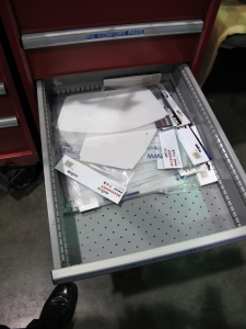 LISTA 5-DRAWER TOOL CABINET W/ CONTENTS (T-10) LOADING & HANDLING FEE $50-87