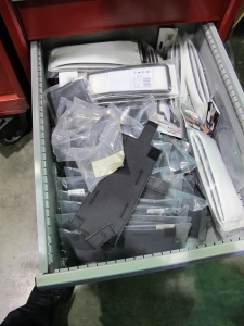 LISTA 5-DRAWER TOOL CABINET W/ CONTENTS (T-10) LOADING & HANDLING FEE $50-87