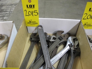 LOT CRESCENT WRENCHES (G-49) LOADING & HANDLING FEE $10-2015