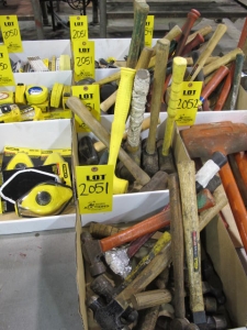 LOT HAMMERS, MALLETS AND SMALL PRY BARS (G-49) LOADING & HANDLING FEE $10-2051