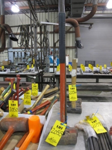LOT (2) SLEDGE HAMMERS (G-49) LOADING & HANDLING FEE $10-2055