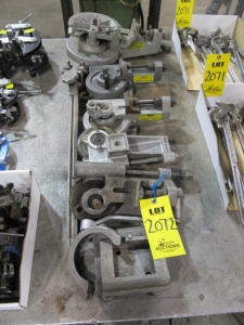 LOT (5) PARKER PIPE BENDERS (G-49) LOADING & HANDLING FEE $10-2072